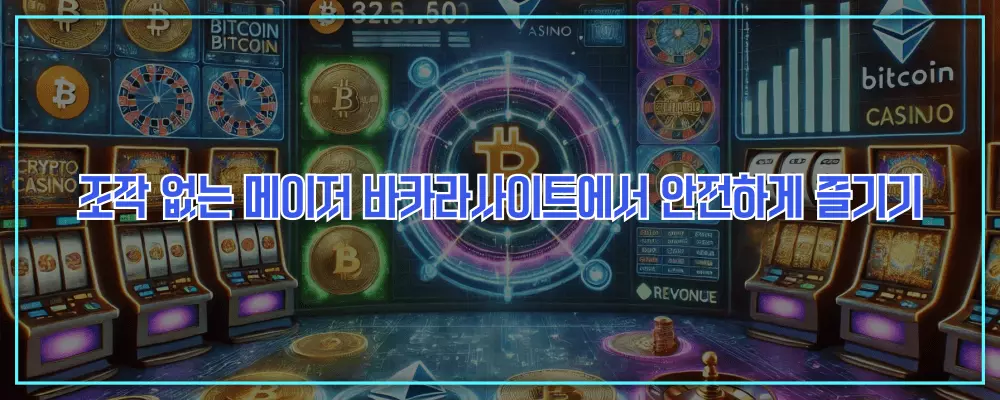 조작 없는 메이저 바카라사이트에서 안전하게 즐기기